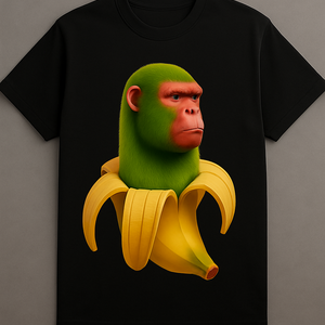 T-shirt “Chimpanzini Banini” – De aap. De banaan. De mythe.