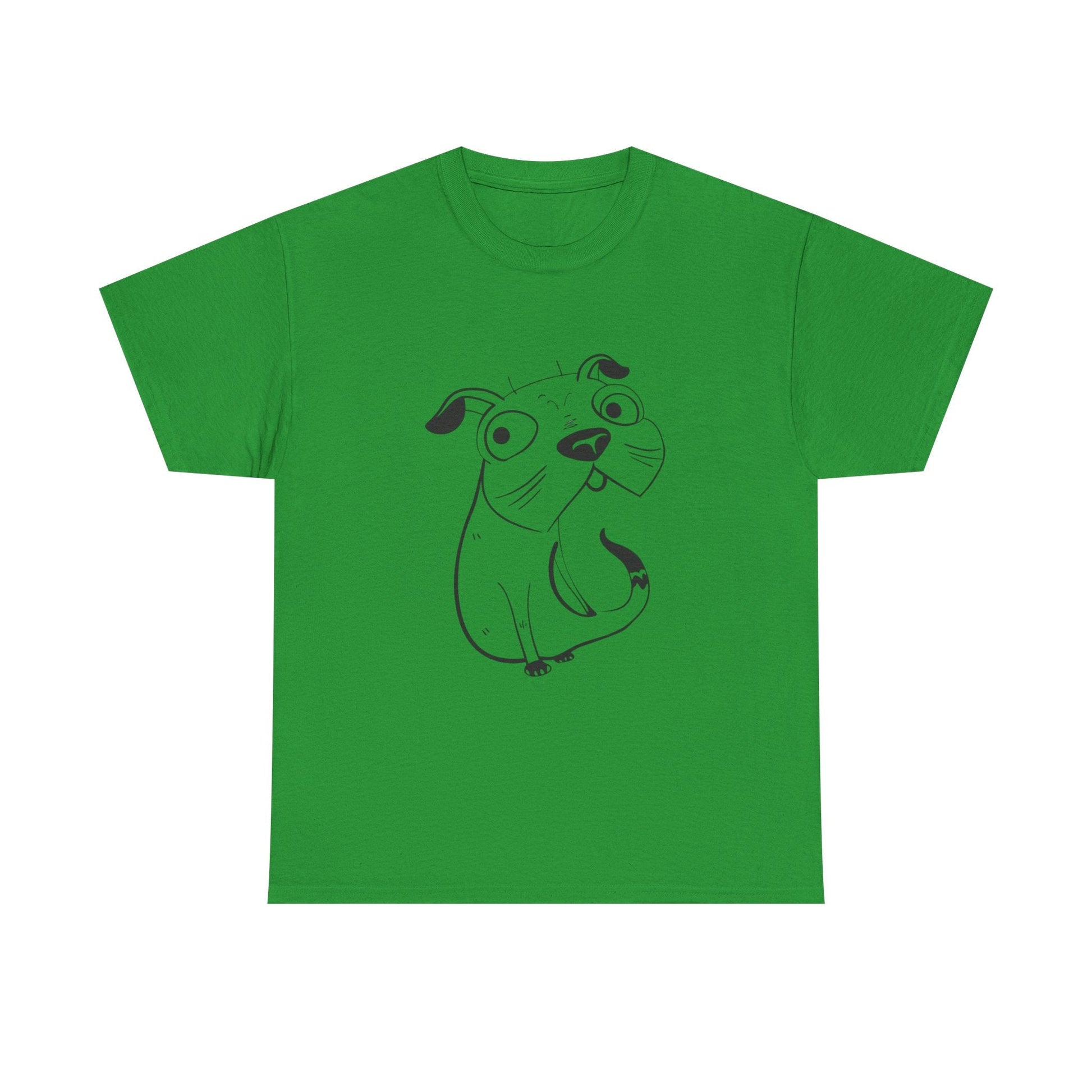 Pug Line Art T-shirt jvrmonkeydesign