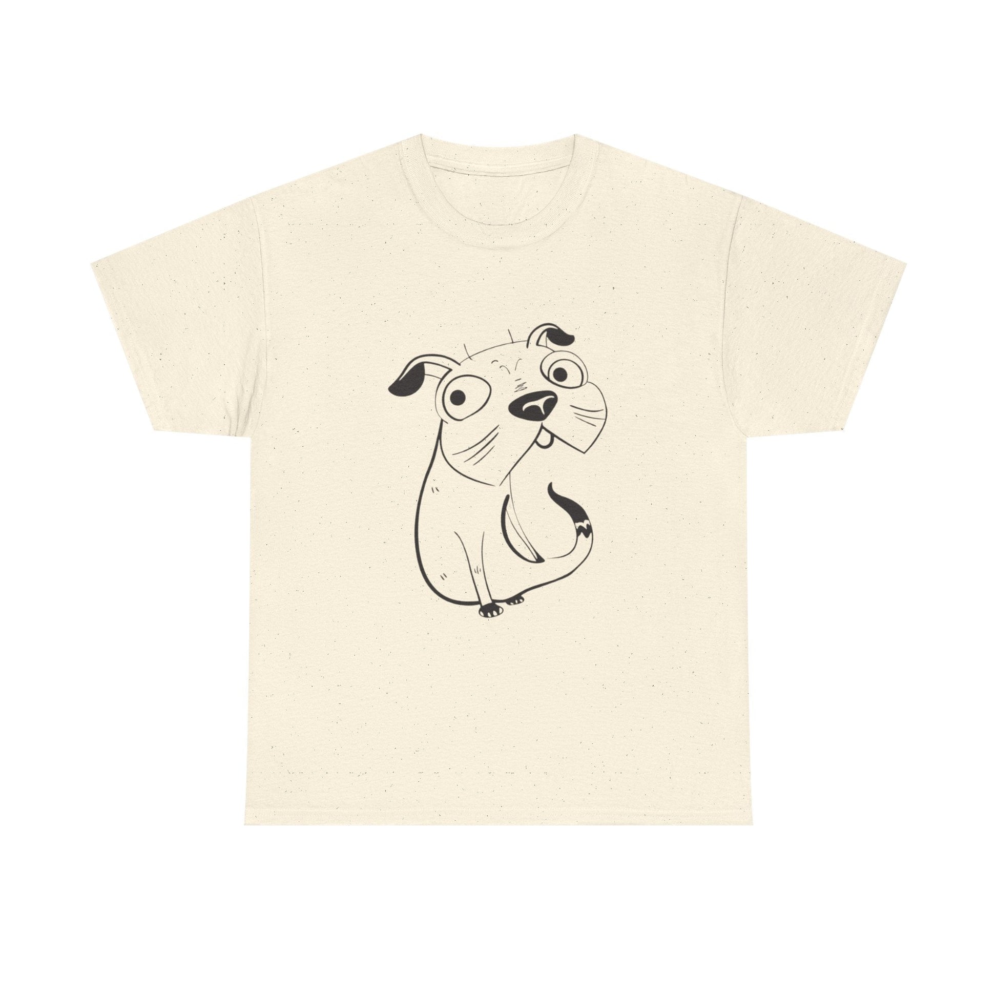 Pug Line Art T-shirt jvrmonkeydesign