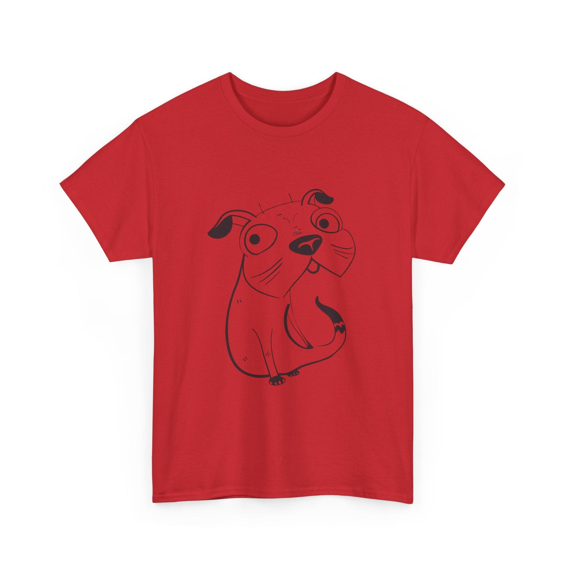 Pug Line Art T-shirt jvrmonkeydesign