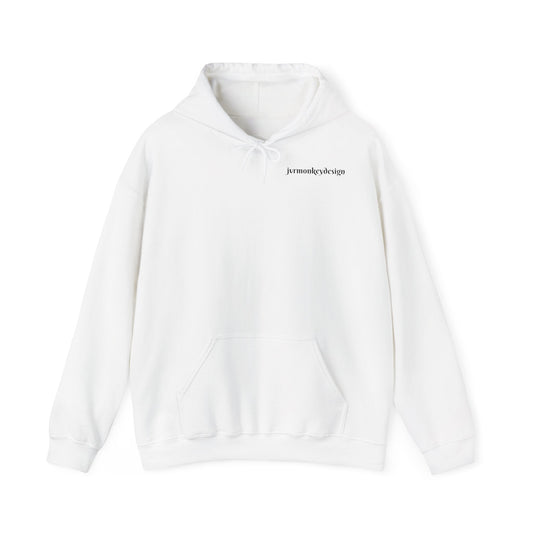 Unisex Hoodie met Graffiti Design - Rise Above Your Limits jvrmonkeydesign