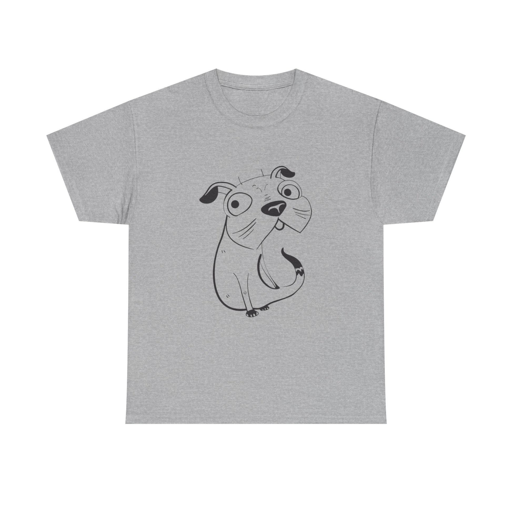 Pug Line Art T-shirt jvrmonkeydesign