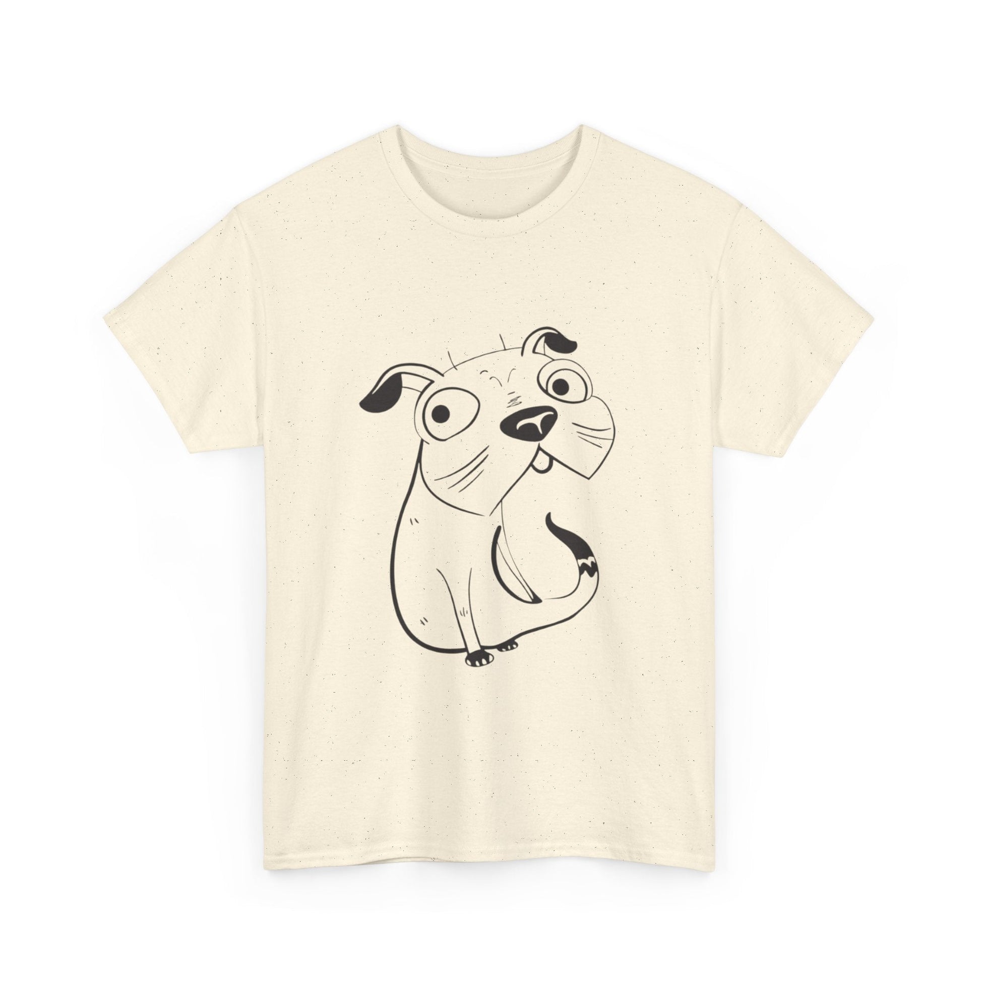 Pug Line Art T-shirt jvrmonkeydesign