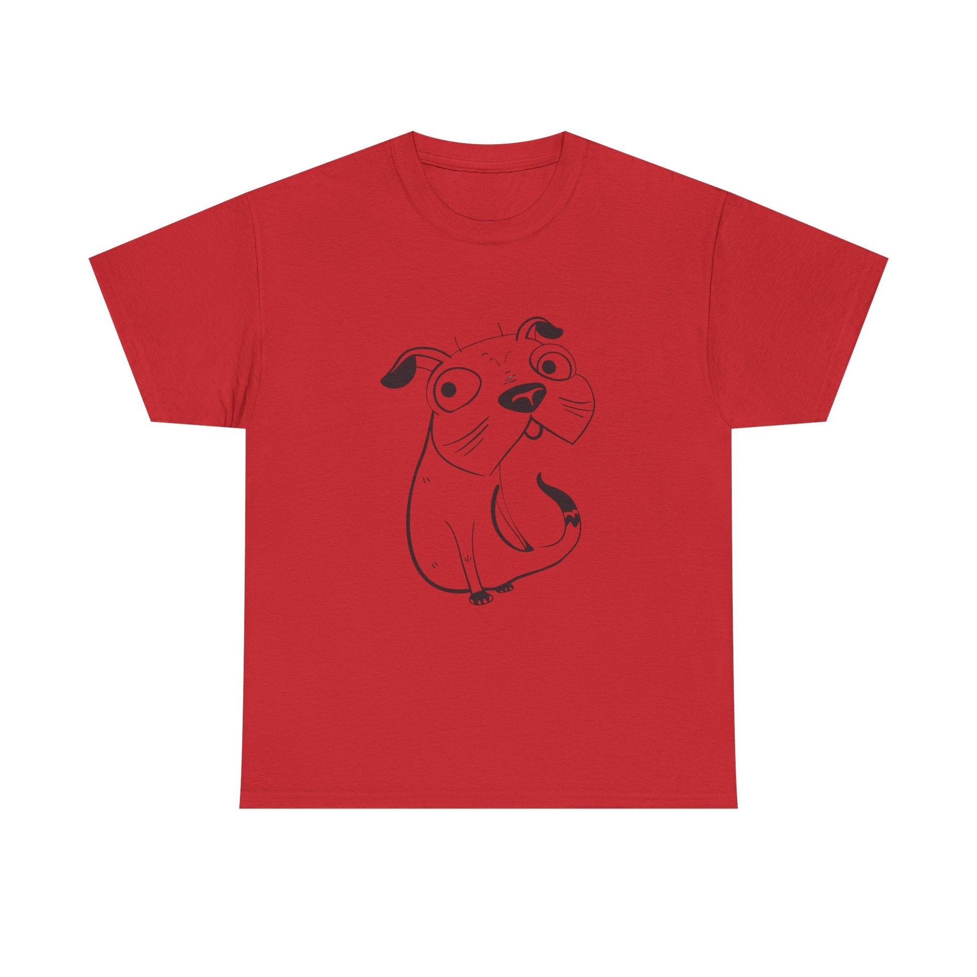 Pug Line Art T-shirt jvrmonkeydesign