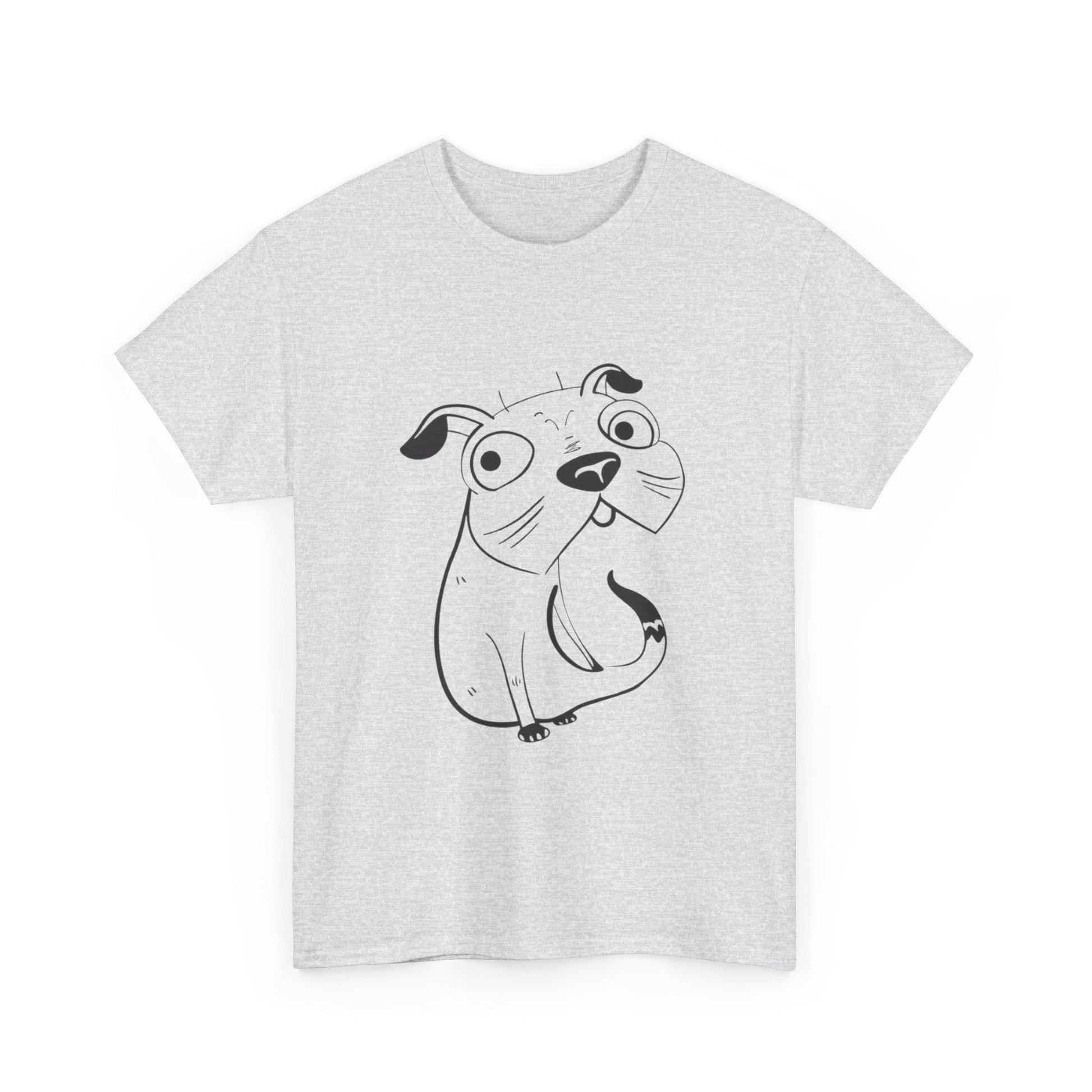 Pug Line Art T-shirt jvrmonkeydesign