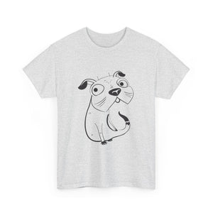 Pug Line Art T-shirt jvrmonkeydesign