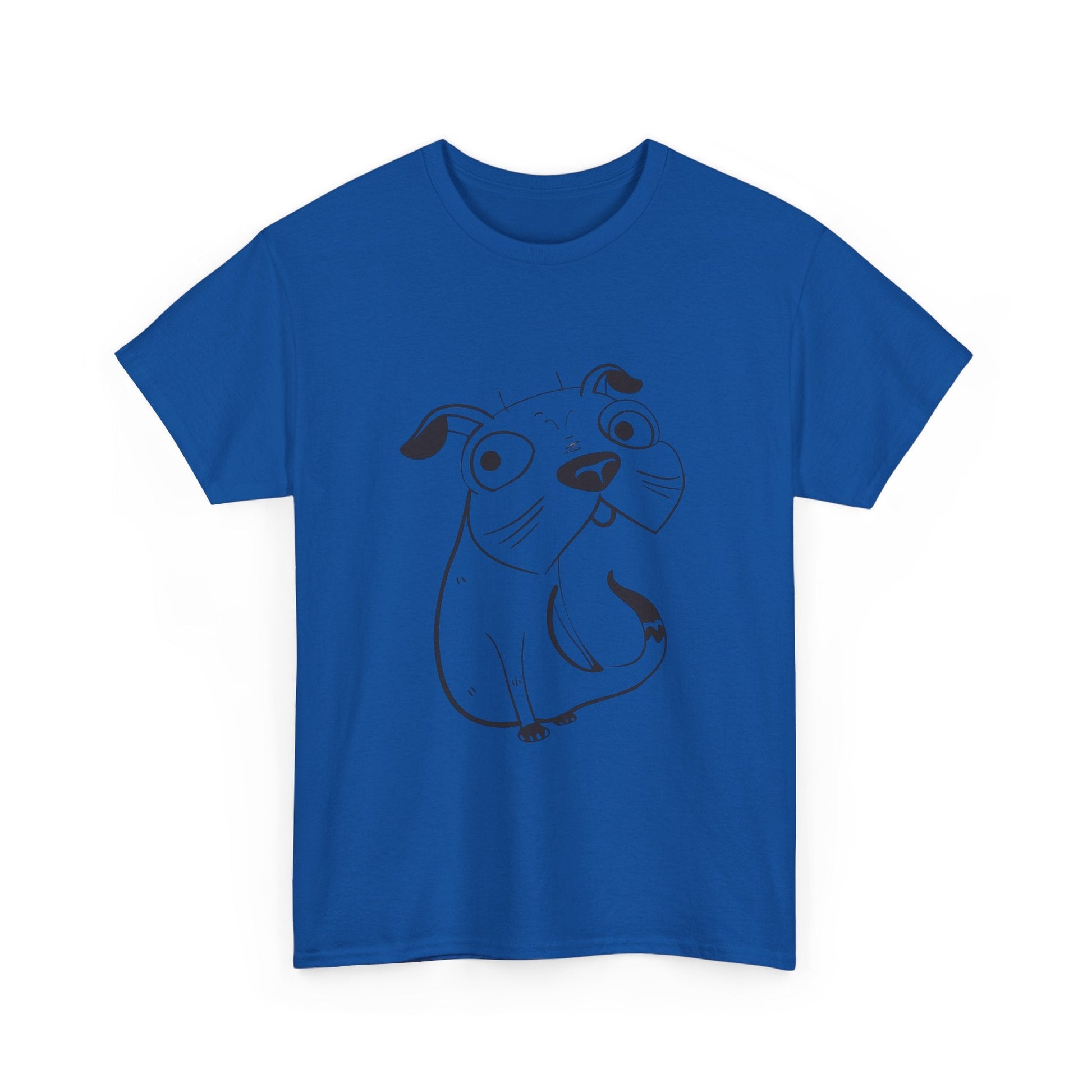 Pug Line Art T-shirt jvrmonkeydesign