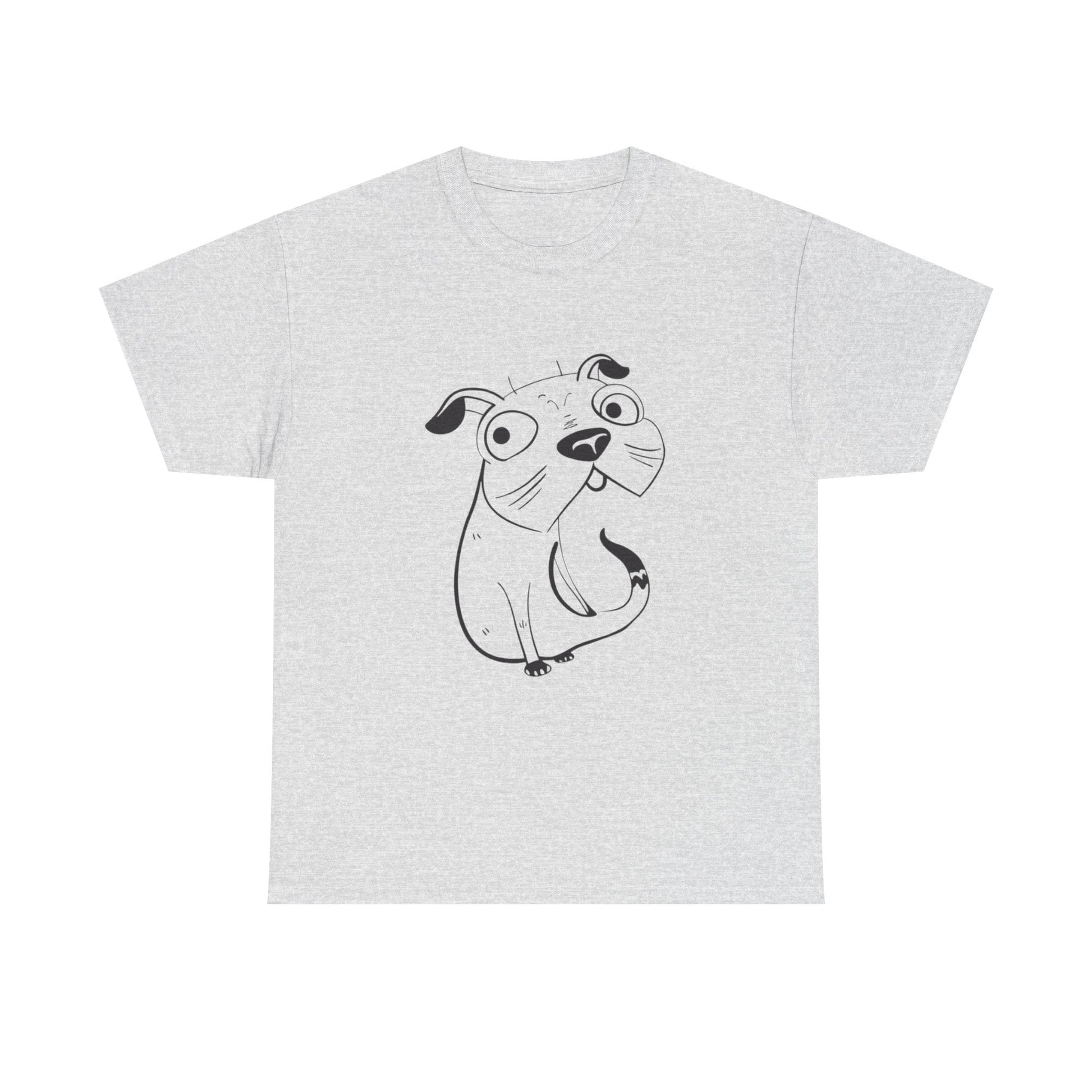 Pug Line Art T-shirt jvrmonkeydesign