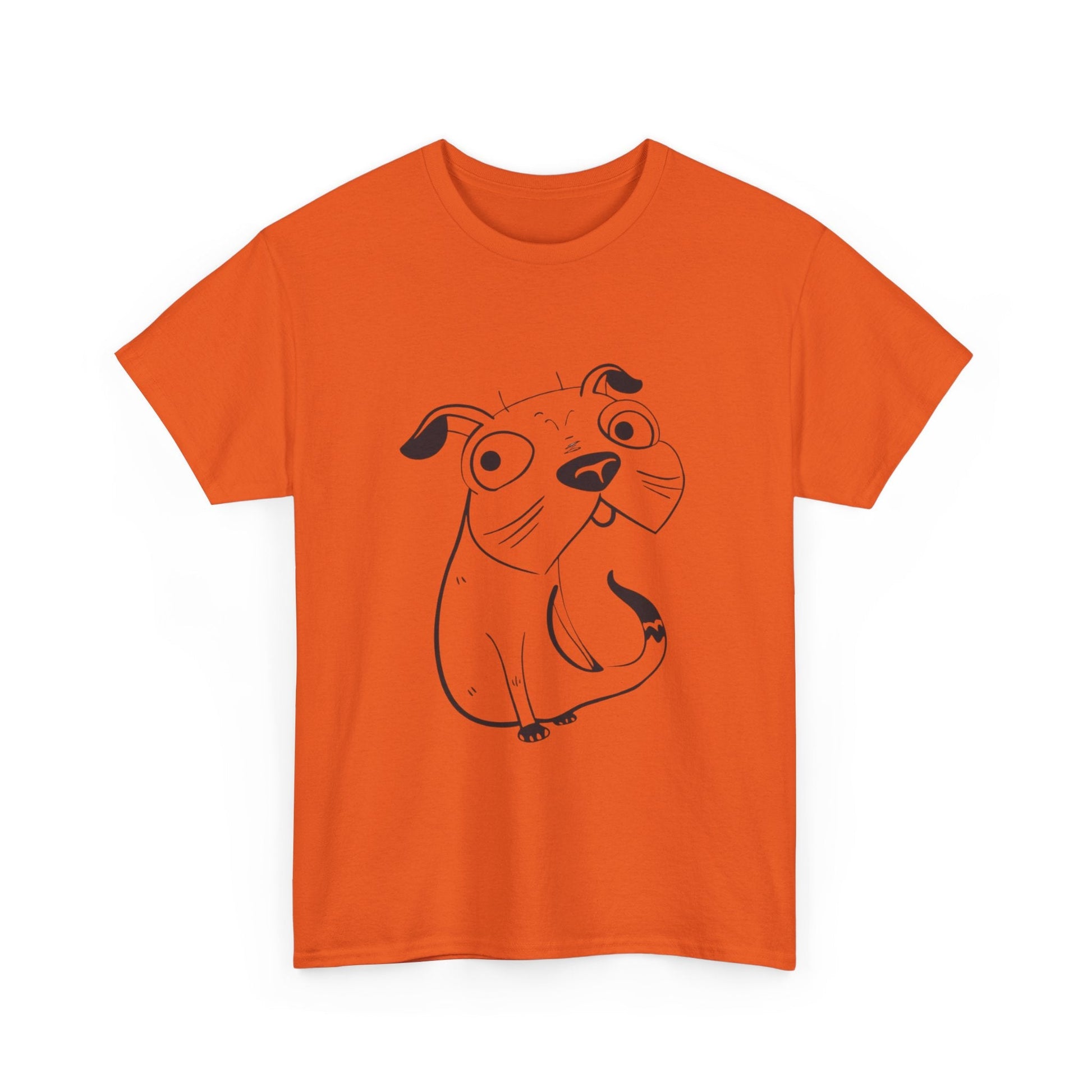 Pug Line Art T-shirt jvrmonkeydesign