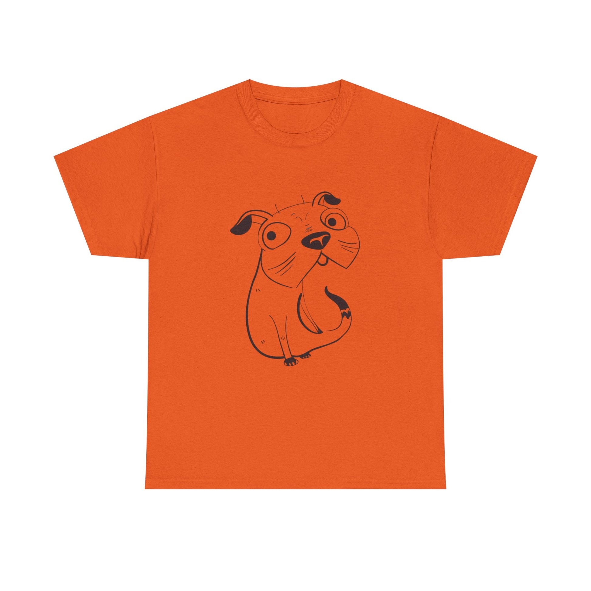 Pug Line Art T-shirt jvrmonkeydesign
