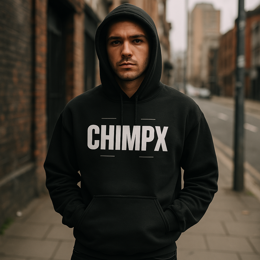Chimpx Essential Hoodie - jvrmonkeydesign