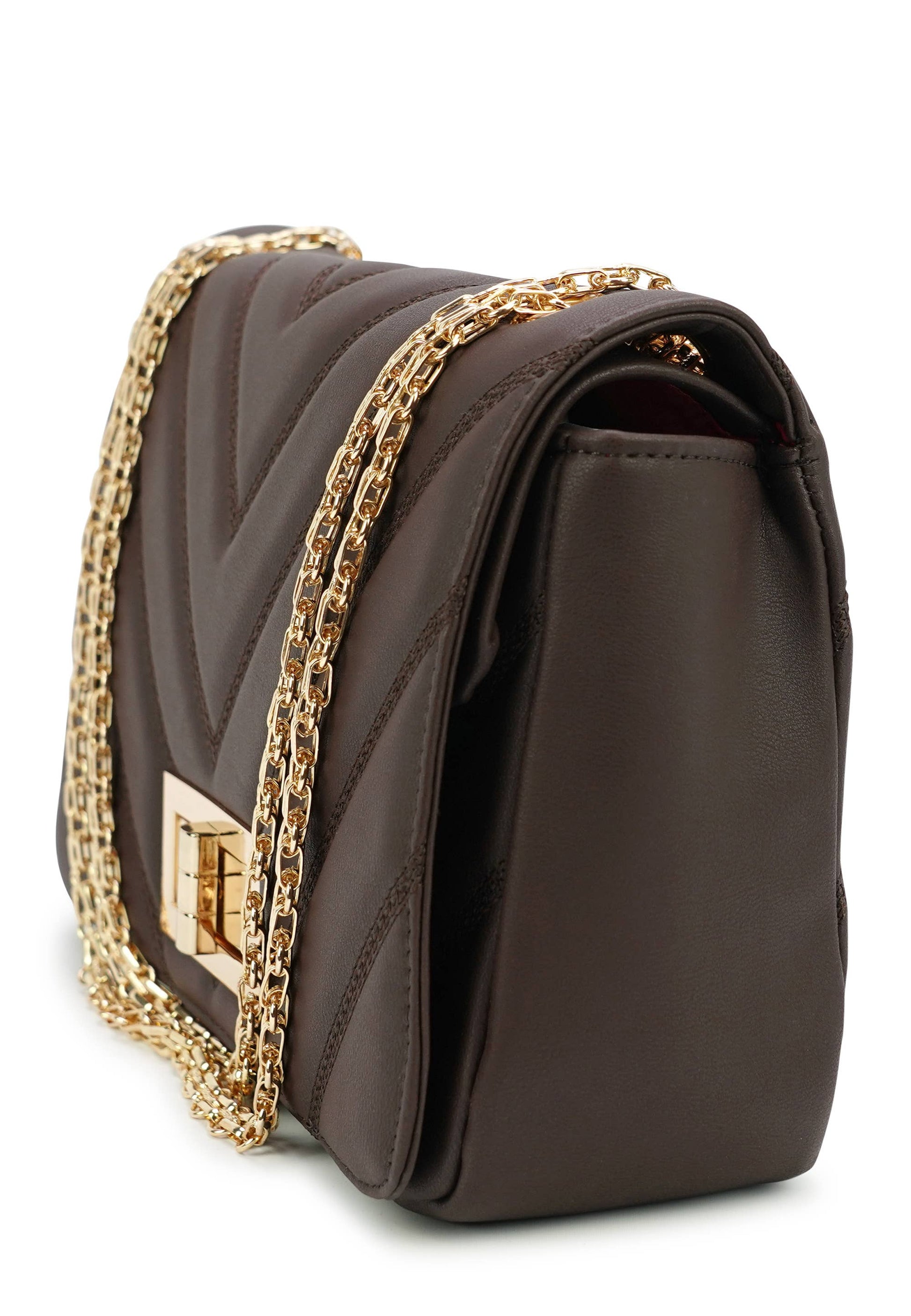 Handtas 'MIRADA' - met gouden draaisluiting jvrmonkeydesign