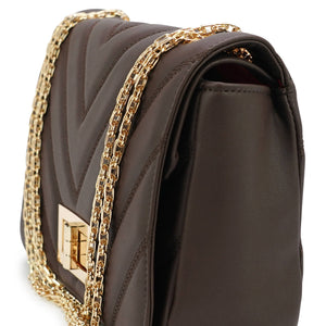 Handtas 'MIRADA' - met gouden draaisluiting jvrmonkeydesign