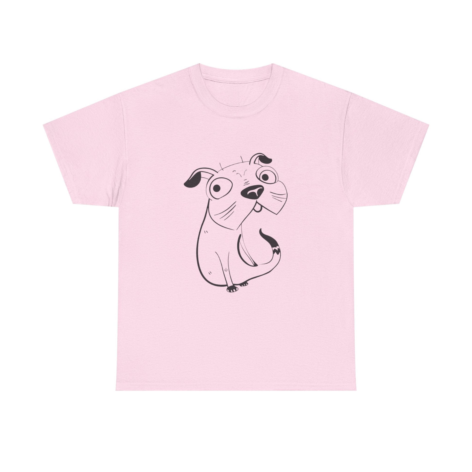 Pug Line Art T-shirt jvrmonkeydesign