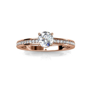 Elise Ring - Roségoud en kristal CARALI / MYC Paris
