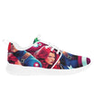Unisex Superhero Sneakers – Wit met kleurrijke print - jvrmonkeydesign #