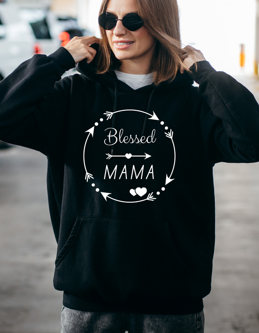 💖 Blessed Mama Hoodie – Zacht, stijlvol en met liefde gedragen