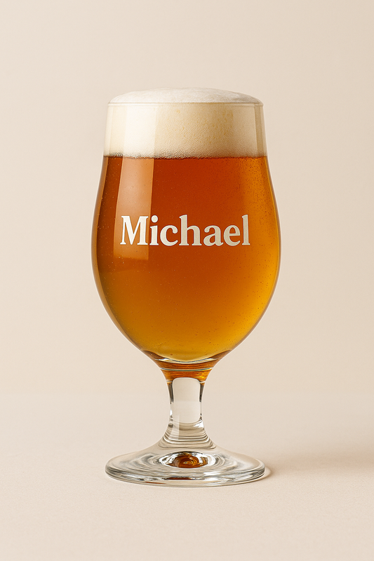 Gepersonaliseerd Bierglas ‘Papa’ – Het ultieme Vaderdagcadeau - jvrmonkeydesign #