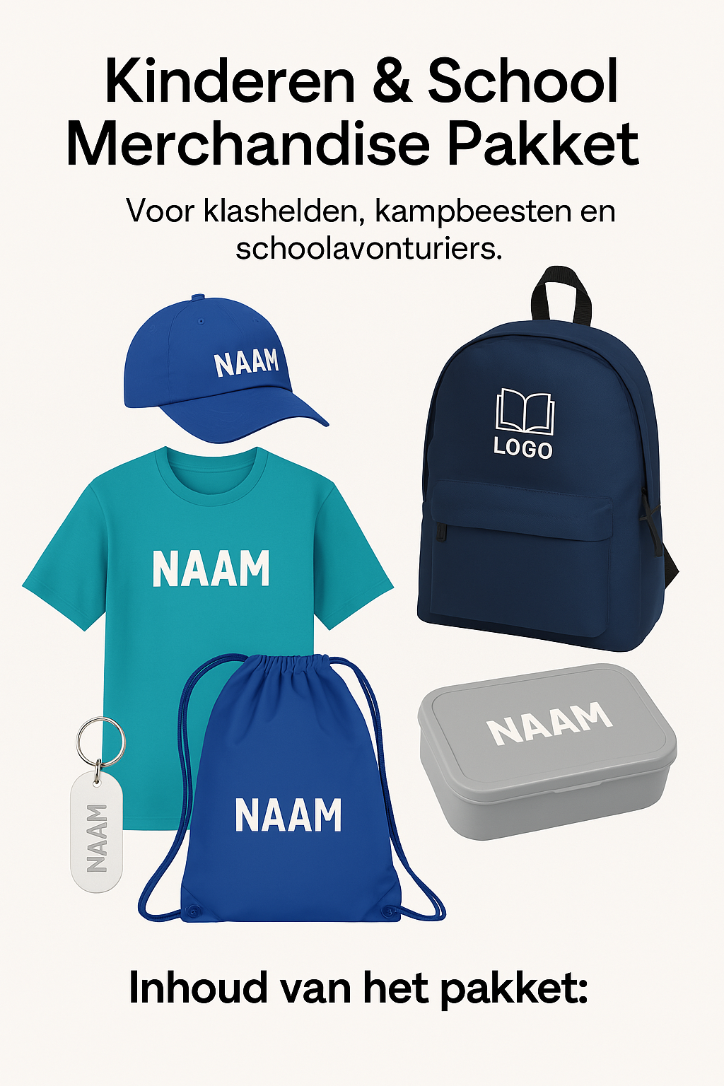 Kinderen & School Merchandise Pakket - jvrmonkeydesign