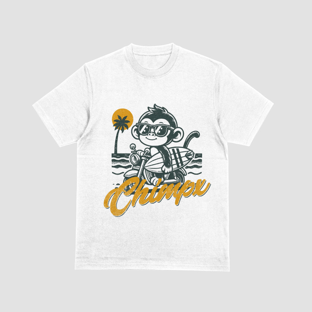 Chimpx Surf Monkey T-Shirt - Limited Edition - jvrmonkeydesign