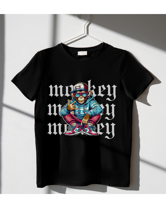 Monkey Streetwear T-shirt – Urban & Stijlvol 🐵🔥 - jvrmonkeydesign