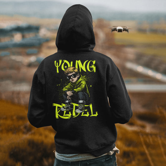 🔥 Young Rebel Hoodie – Voor de jonge durvers 🔥 - jvrmonkeydesign