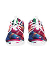 Unisex Superhero Sneakers – Wit met kleurrijke print - jvrmonkeydesign #