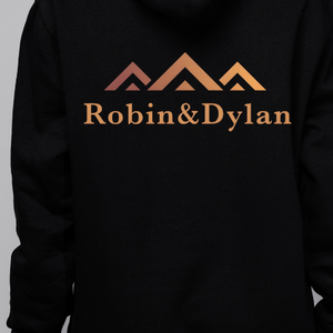 Robin & Dylan hoodie met uniek emoji design – zachte, warme trui met originele print, ideaal voor jongeren en streetwear-fans.
