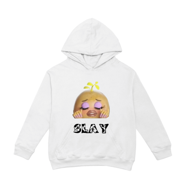 "Slay"-Hoodie met Uniek Emoji-Design Mijn winkel