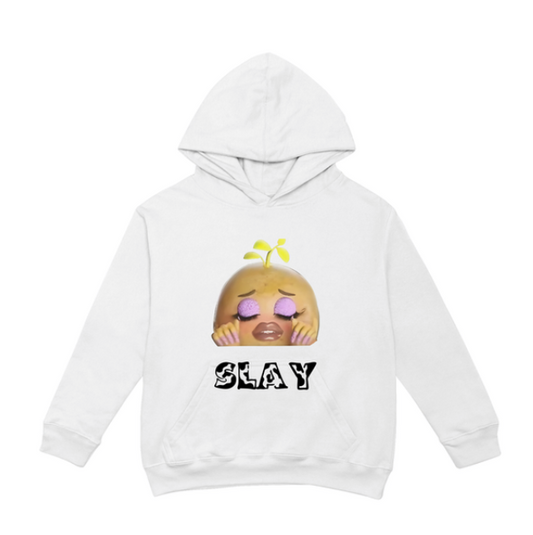"Slay"-Hoodie met Uniek Emoji-Design Mijn winkel