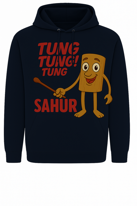 Hoodie met Tung Tung sahur 
